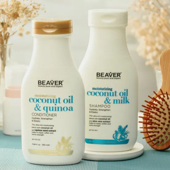 Beaver Super Moisturizing Coconut Oil & Quinoa Hair Shampoo und Conditioner