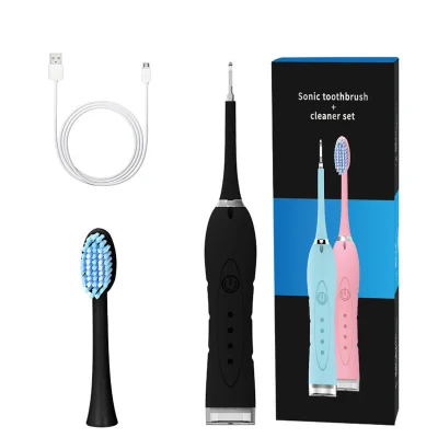 Hochwertige, wiederaufladbare Ultraschall-USB-Zahnbürste für die Tiefenreinigung der Mundpflege