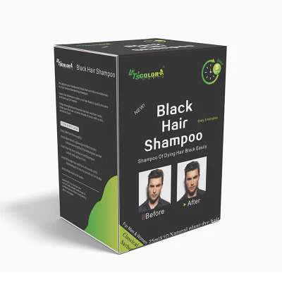 5-Minuten-Haarfärbeshampoo mit 100 % Deckkraft, weißes Haar, schwarzes Haarfarbshampoo